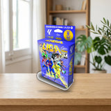 Ecoblíster 8 Sobres Panini Liga Este 2026/27 (64 cromos) sobre una mesa de madera