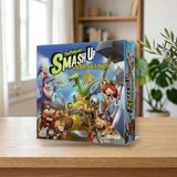 Edge Smash Up - Munchkin, juego de cartas sobre una mesa de madera