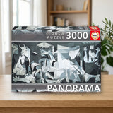 Educa Borrás Puzzle 3.000 Guernica (11502) sobre una mesa de madera