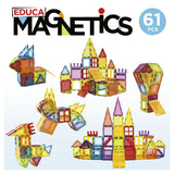 Ideas de montaje con Educa Magnetics 61 piezas (20024): castillos, animales y un globo