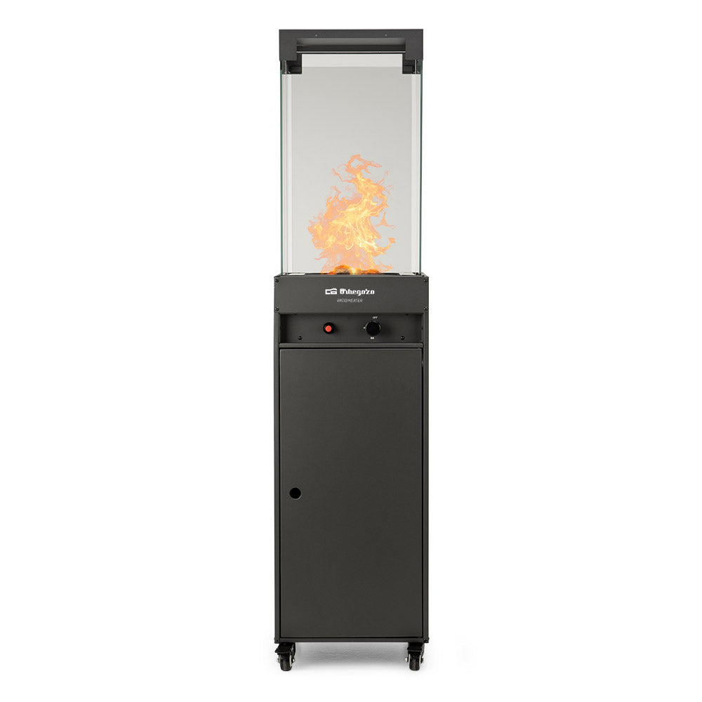 Orbegozo PHE 95 Estufa Terraza Gas 8000W Piramidal Negra 4 Cristales - foto 1