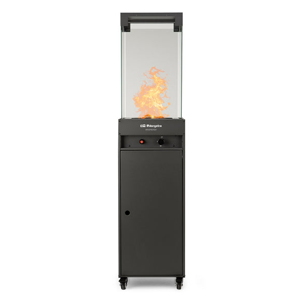 Orbegozo PHE 95 Estufa Terraza Gas 8000W Piramidal Negra 4 Cristales - foto 1