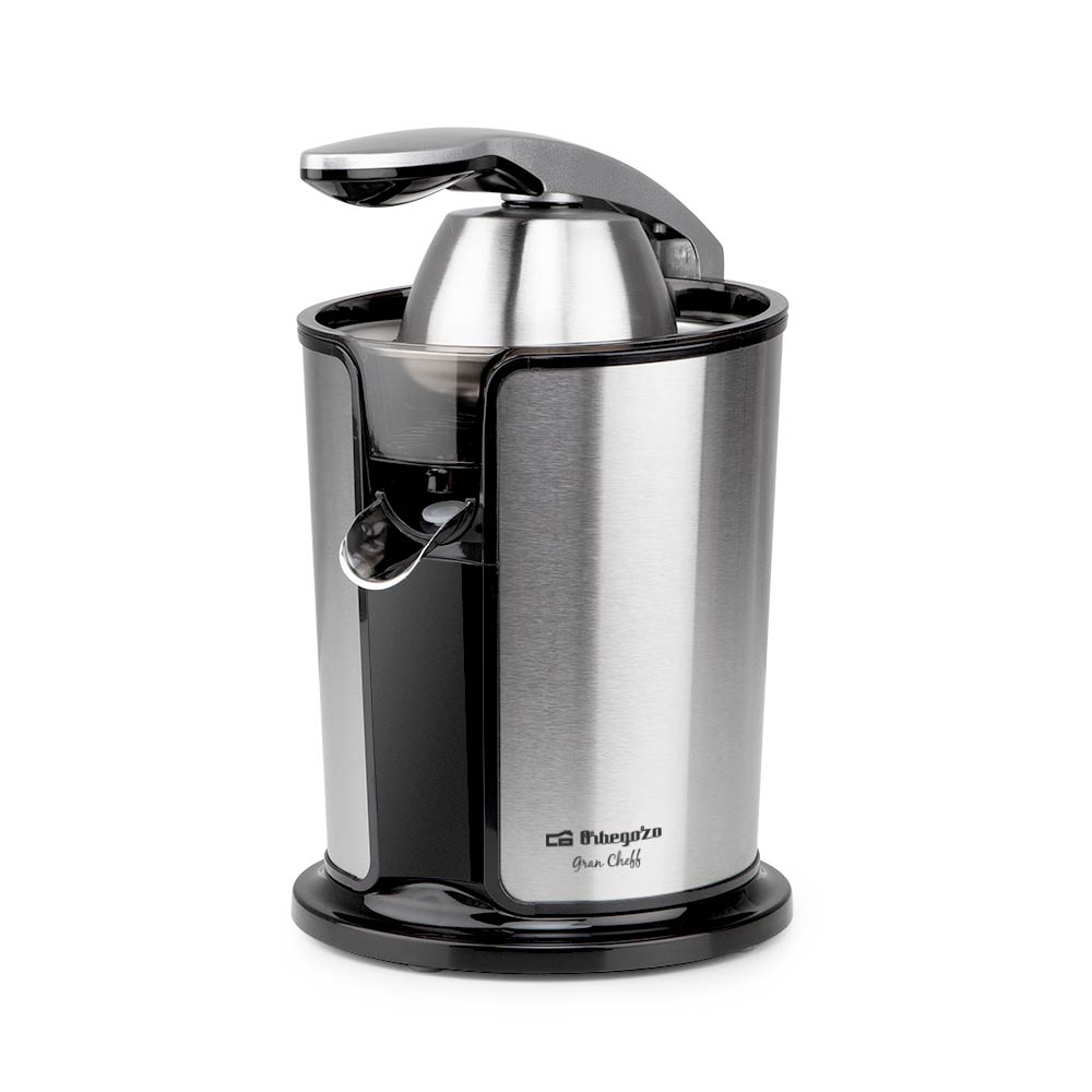 Exprimidor Orbegozo EP 4300 Gran Cheff en acero inoxidable, vista frontal