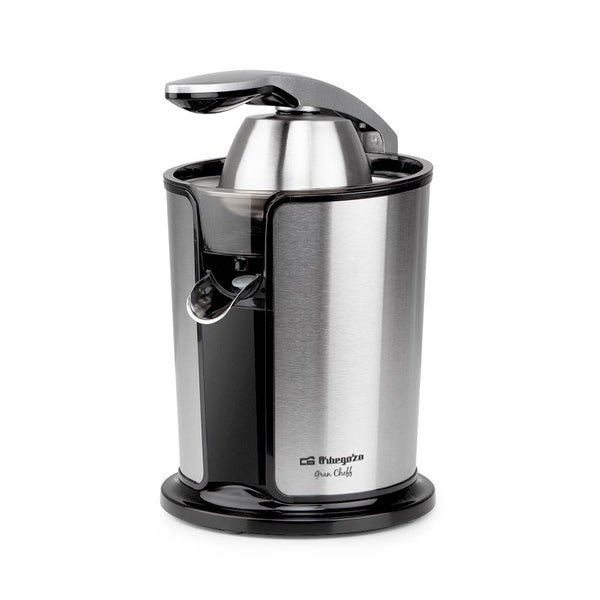 Exprimidor Orbegozo EP 4300 Gran Cheff en acero inoxidable, vista frontal