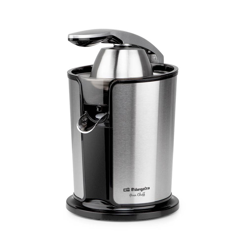 Exprimidor Orbegozo EP 4300 Gran Cheff en acero inoxidable, vista frontal