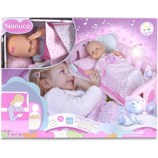 Cunita Nenuco Duerme Conmigo de Famosa con dosel y baby monitor