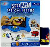 smART Pixelator de Famosa con bandeja de pixel beads y diseño proyectado