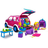 Coche de camping Pinypon de Famosa con tienda, sacos y accesorios