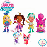 Pack de 6 figuras de Alicia y su Maravillosa Pastelería de Famosa