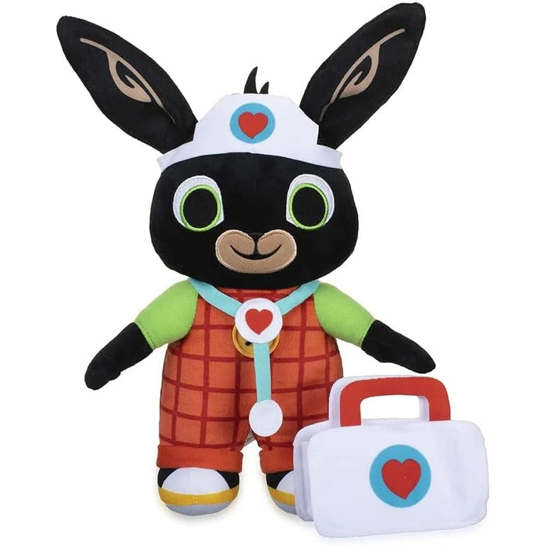 Peluche Bing Doctor de Famosa con su maletín y el fonendo