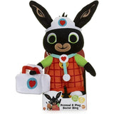 Peluche Bing Doctor de Famosa con su maletín y el fonendo