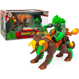 Figuras Gormiti Forest Beast Troncalion y Lord Tasarau de 7 cm de Famosa
