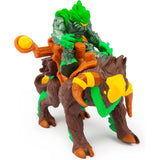 Figuras Gormiti Forest Beast Troncalion y Lord Tasarau de 7 cm de Famosa
