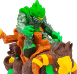 Figuras Gormiti Forest Beast Troncalion y Lord Tasarau de 7 cm de Famosa