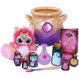 Magic Mixies peluche rosa de Famosa con su caldero y varita mágica