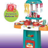 Infografía: cocina MasterChef Junior de Famosa, del programa de éxito en televisión