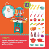 Infografía: los 31 accesorios de la cocina MasterChef Junior, delantal oficial, alimentos de fieltro y ollas metálicas