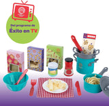 Infografía: set de pasta MasterChef Junior, del programa de éxito en televisión
