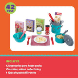 Infografía: 42 accesorios del set de pasta MasterChef Junior, cacerolas, salsas, cubertería y 4 tipos de pasta