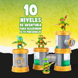 Los diez niveles de aventura del Treasure X de las Tortugas Ninja