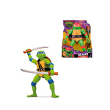 Figura gigante de Leonardo de las Tortugas Ninja de 30 cm con sus katanas