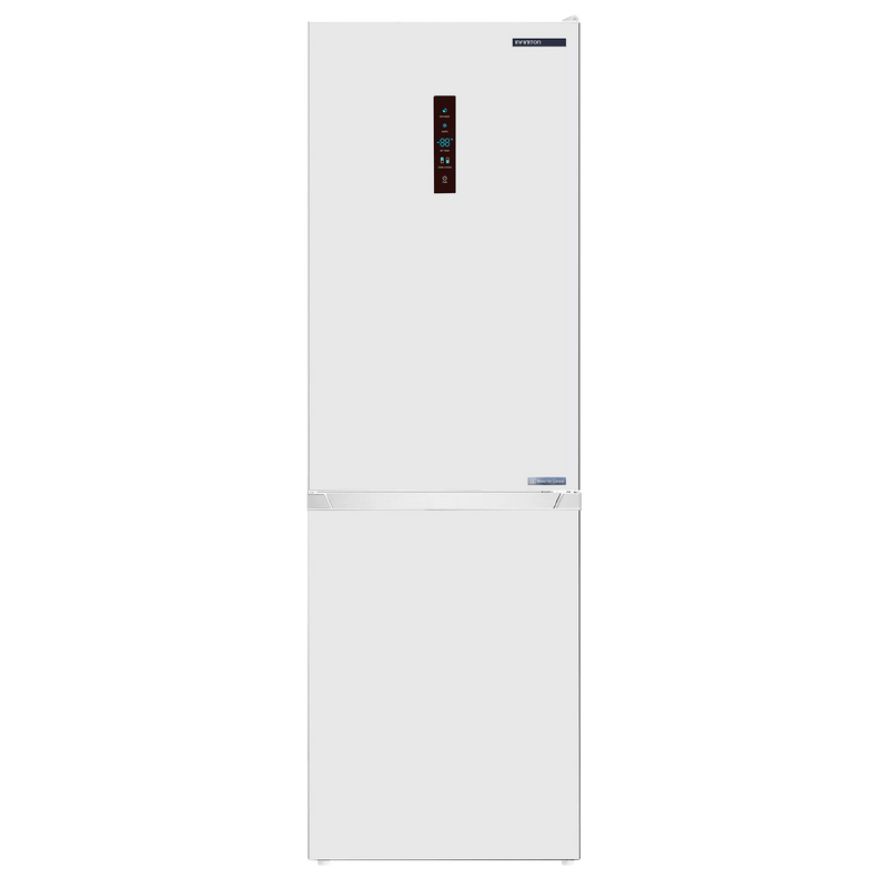 Infiniton FGC-852C85WDK frigorífico combi blanco vista frontal con display LCD Bi-Zona
