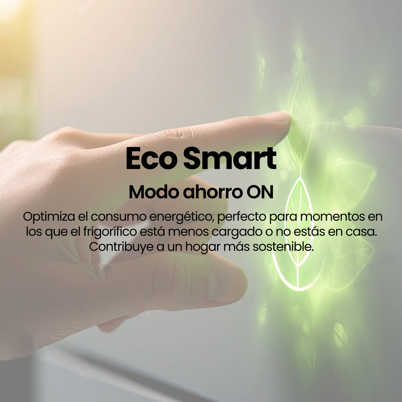 Infografía: modo ahorro Eco Smart del frigorífico Infiniton FGC-852C85WDK