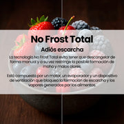 Infografía: tecnología No Frost Total adiós a la escarcha del Infiniton FGC-852C85WDK