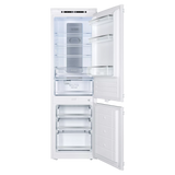 Interior del combi integrable Infiniton FGC-BB178 con bandejas de cristal, Fresh Zone y cajones Freezer Box