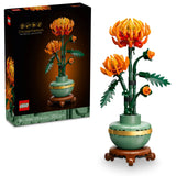 flor construida con piezas LEGO Botanical 10368
