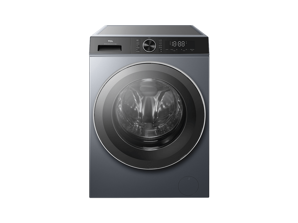 Lavadora TCL FP0934SA1ES 9 kg 1400 rpm Clase A Inverter Vapor Silver