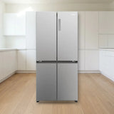 Frigorífico Americano Haier HCR3818ENMM 467L Inox