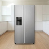 Frigorífico Americano Haier HSR5918DIMP 511L Inox
