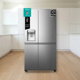 Frigorífico Americano Hisense RS818N4TIE1 632L Inox