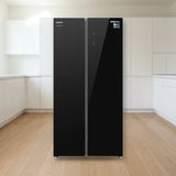 Frigorífico Americano Infiniton SBS-630A85NEG 540 L Crystal black
