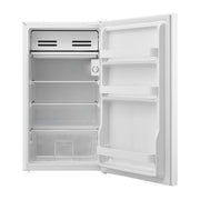 Interior del frigorífico Ártica AF1P86470EW: tres estantes de cristal, cajón de verduras y compartimento de congelación con tapa