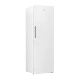 Frigorífico Beko RSSE415M41WN blanco visto en ángulo con el tirador exterior