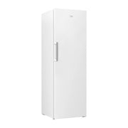 Frigorífico Beko RSSE415M41WN blanco visto en ángulo con el tirador exterior