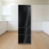 Frigorífico Combi Infiniton FRD-401T91NEG 401 L Crystal black en la cocina