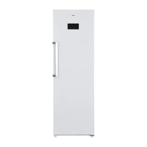 Frigorífico Svan SR185602ENFD de 1 puerta en blanco, 185 cm de alto, visto de frente con el display LED táctil