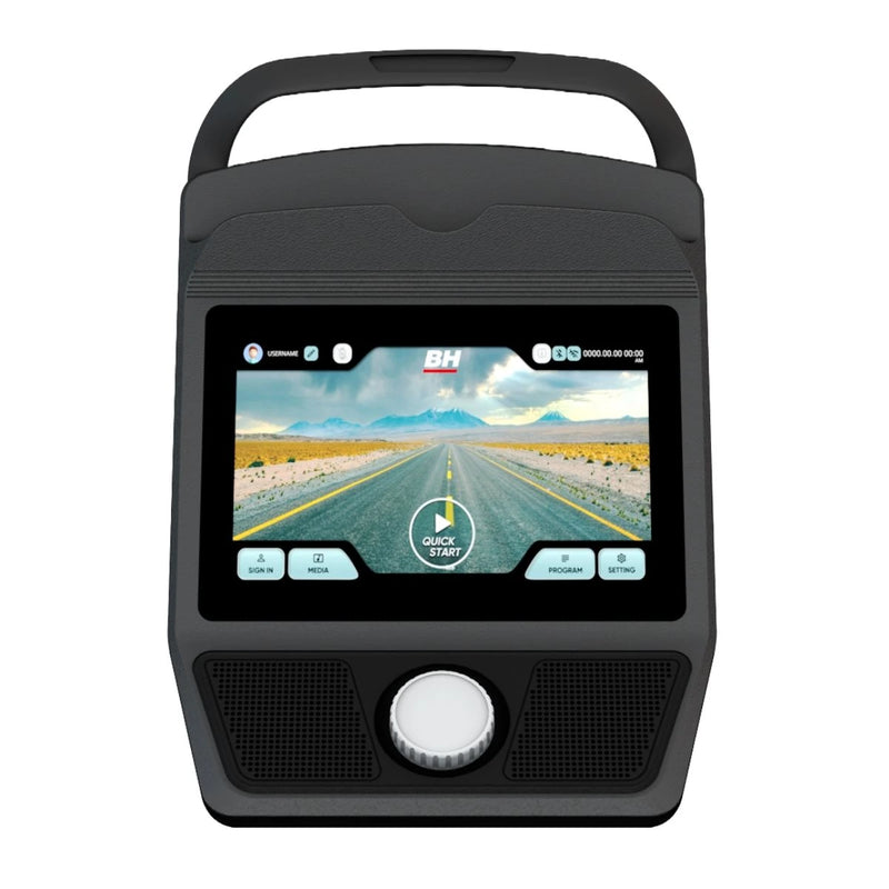 BH Bicicleta Elíptica Crystal 2.0 Multimedia (G2383TFTM) - monitor