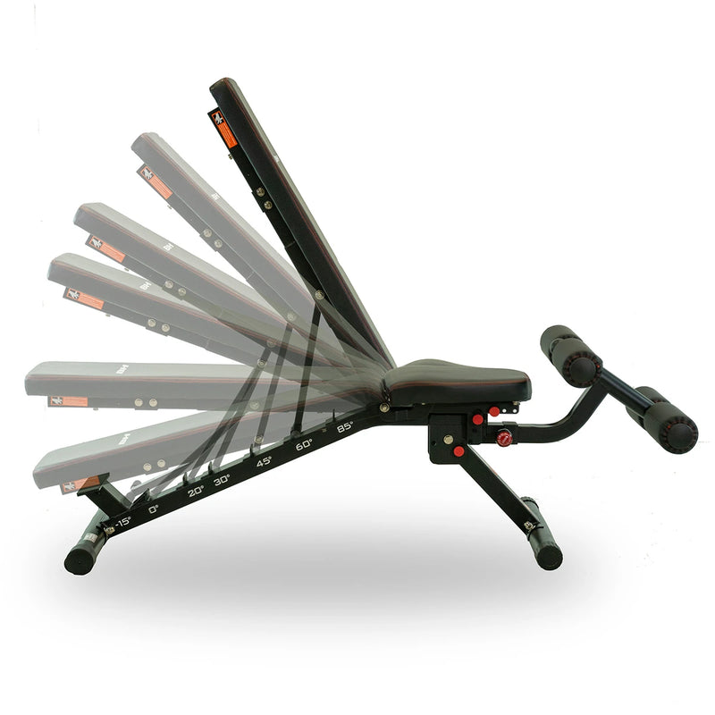 BH Banco de Abdominales Ajustable (G322) - detalle