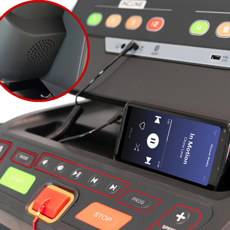 BH Cinta de Correr RS800 Multimedia (G6176TFT) - altavoces