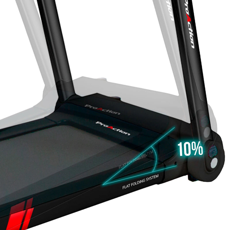 BH Cinta de Correr Runlab Plus Blue (G6311B) - sistema de inclinacion