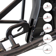 BH Bicicleta Elíptica Atlas (G854) - sistema de inclinacion