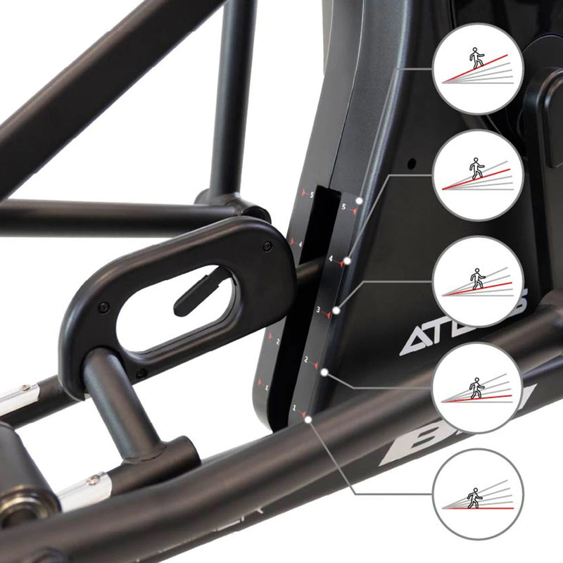 BH Bicicleta Elíptica Atlas (G854) - sistema de inclinacion