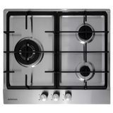 Placa de gas Infiniton GAS-320WB 3 zonas 60 cm Inox - vista frontal