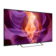 Televisor Genium 65 pulgadas GTV65QLED QLED 4K, vista frontal en ángulo