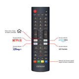 Mando a distancia Genium WEB-2872 con accesos directos a Netflix, Prime Video, Disney+ y LG Channels