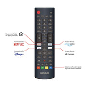 Mando a distancia Genium WEB-2872 con accesos directos a Netflix, Prime Video, Disney+ y LG Channels